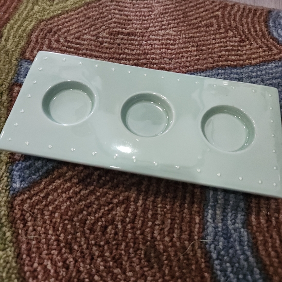 Bursley Ware Charlotte Rhead cruet tray - Picture 2 of 4